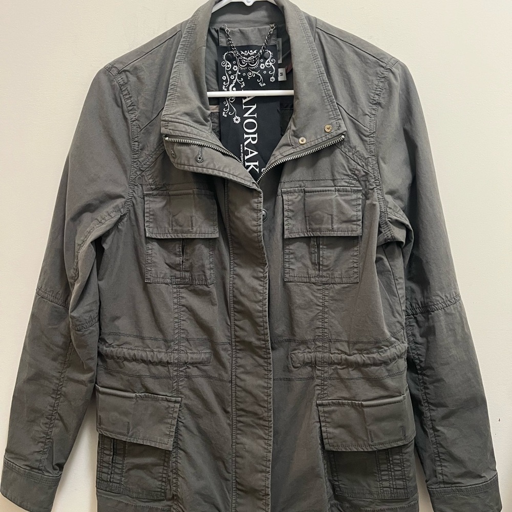 ANORAK Women's Military Field Jacket in Gray
